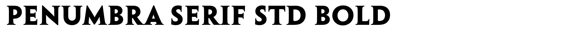 Penumbra Serif Std Bold image